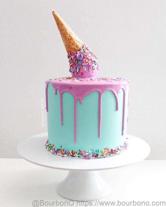 Ice cream drip birthday cake will turn out to look more delightful than you think