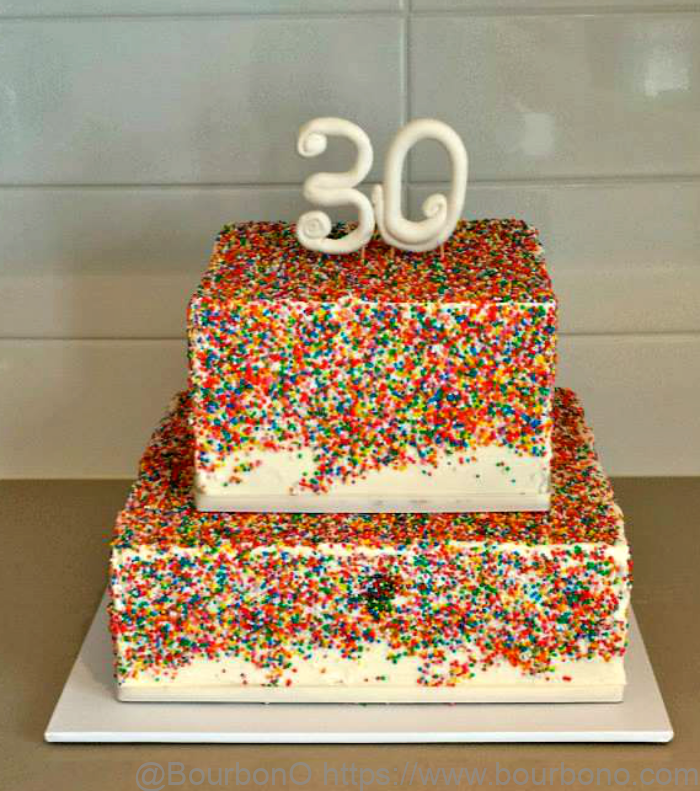 Rainbow sprinkles birthday cake is something you should consider if pressed for time