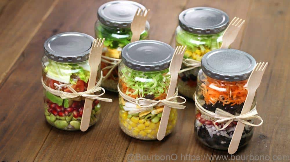 Mason jars as a cold food containers