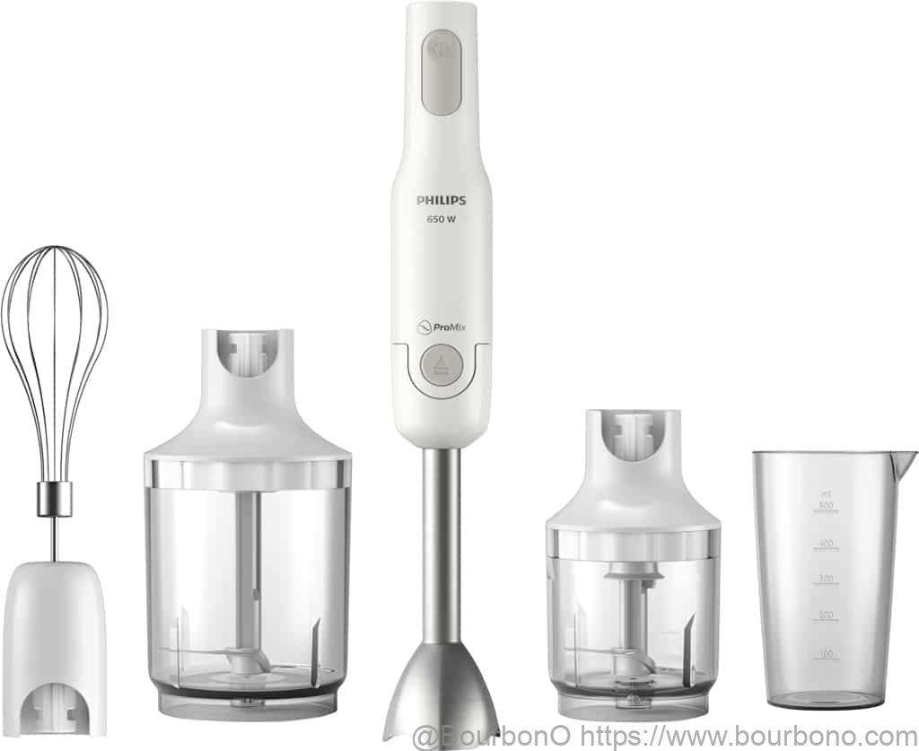 An immersion blender