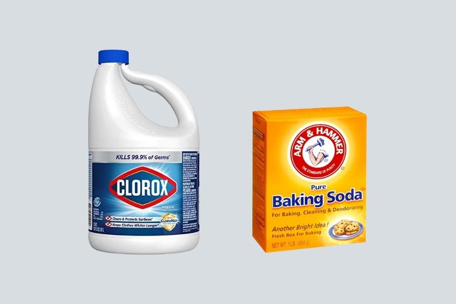 BLEACH AND BAKING SODA