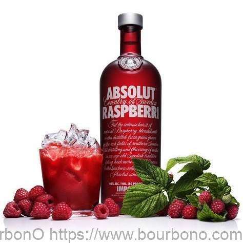 Purple Jesus cocktail with Absolut Raspberri